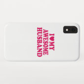 Ich Liebe mein Phantastisches Ehemann Case-Mate iPhone Hülle (Rückseite (Horizontal))