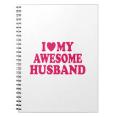 Ich Liebe mein Phantastisches Ehemann Notizblock (Vorderseite)