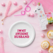 Ich Liebe mein Phantastisches Ehemann Pappteller (Party)