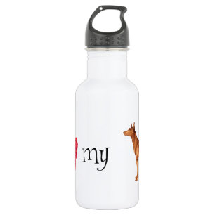 Ich Liebe mein Pharaoh Hound Trinkflasche