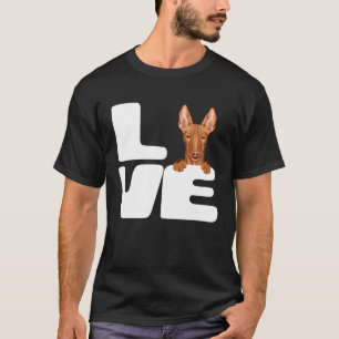 Ich Liebe mein Pharaoh-Hund T-Shirt