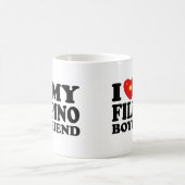 Ich Liebe mein philippinischer Freund Kaffeetasse (Mittel)