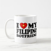 Ich Liebe mein philippinischer Freund Kaffeetasse (Links)