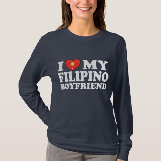 Ich Liebe mein philippinischer Freund T-Shirt (Vorderseite)
