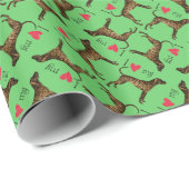 Ich Liebe mein Plott Geschenkpapier (Rolleneckpunkt)