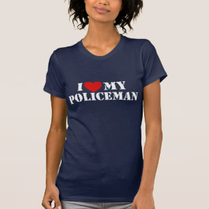 Ich Liebe mein Polizist T-Shirt