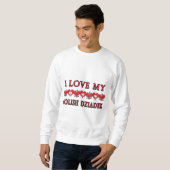 Ich Liebe mein Polnisch Dziadek Sweatshirt (Vorne ganz)