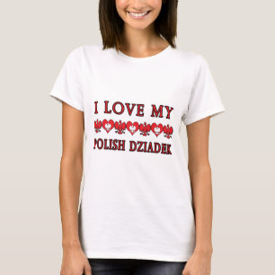 Ich Liebe mein Polnisch Dziadek T-Shirt