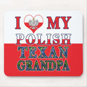 Ich Liebe mein Polnisch Opa Mousepad