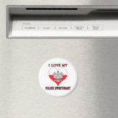 Ich Liebe mein polnischer Liebling Magnet (In Situ (Geschirrspüler))