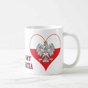 Ich Liebe Mein Polnischer Matka Kaffeetasse