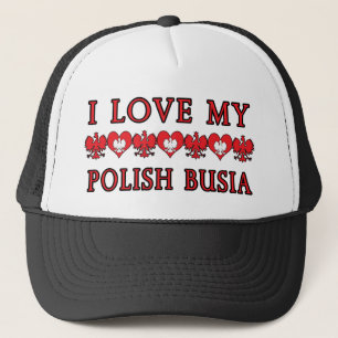Ich Liebe mein polnisches Busia Truckerkappe