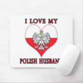 Ich Liebe mein polnisches Ehemann Mousepad (Mit Mouse)