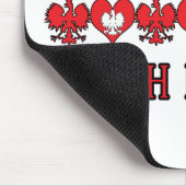 Ich Liebe mein polnisches Ehemann Mousepad (Ecke)
