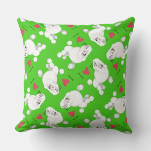 Ich Liebe mein Poodle Kissen Für Draußen