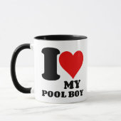 ICH LIEBE MEIN POOL-KÖRPER TASSE (Links)