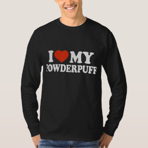 Ich Liebe mein Powderpuff, chinesischer Hund von L T-Shirt