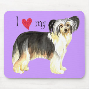 Ich Liebe mein Powderpuff Mousepad