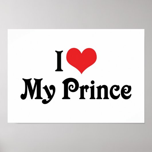 Ich Liebe mein Prinz Poster (Vorne)