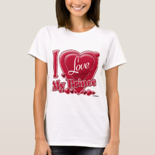 Ich Liebe mein Prinz rot - Herz T-Shirt