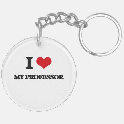 Ich Liebe mein Professor Schlüsselanhänger (Rückseite rechts)