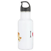 Ich Liebe mein Pyrenäenschäfer Trinkflasche (Rückseite)