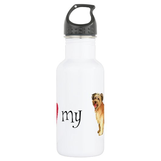 Ich Liebe mein Pyrenäenschäfer Trinkflasche (Vorderseite)