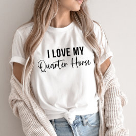 Ich Liebe mein Quaterhorse Tri-Blend Shirt
