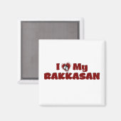 Ich Liebe mein RAKKASAN Magnet (Vorderseite/Rückseite)