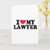 Ich Liebe mein Rechtsanwalt Karte (Gelbe Blume)