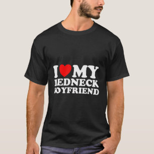Ich Liebe mein Redneck Freund, ich höre meinen Red T-Shirt