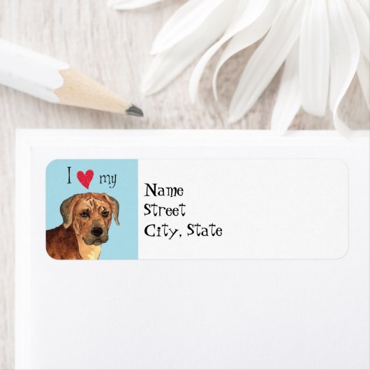 Ich Liebe mein Rhodesian Ridgeback (Insitu)