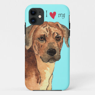 Ich Liebe mein Rhodesian Ridgeback Case-Mate iPhone Hülle