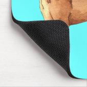Ich Liebe mein Rhodesian Ridgeback Mousepad (Ecke)