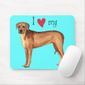 Ich Liebe mein Rhodesian Ridgeback Mousepad (Mit Mouse)