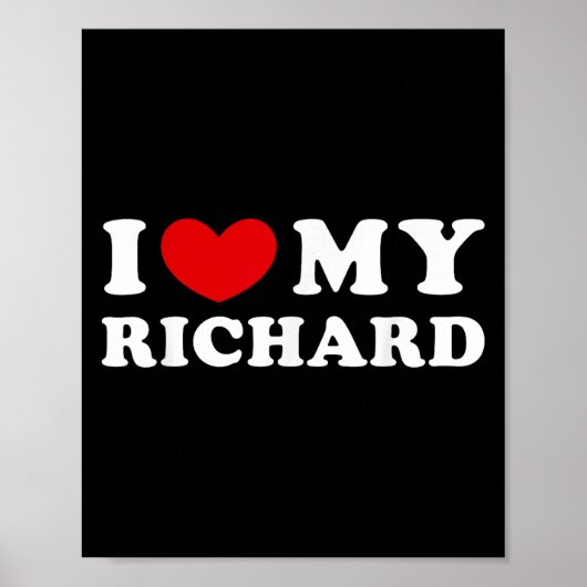 Ich Liebe mein Richard, ich höre meinen Richard Poster (Vorne)