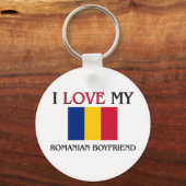 Ich Liebe mein rumänischer Freund Schlüsselanhänger (Vorderseite)