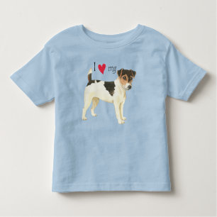 Ich Liebe mein Russell Terrier Toddler T - Shirt