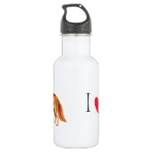 Ich Liebe mein russisches Spielzeug Edelstahlflasche (Rückseite)