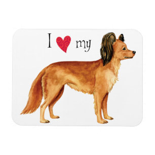 Ich Liebe mein russisches Spielzeug Magnet