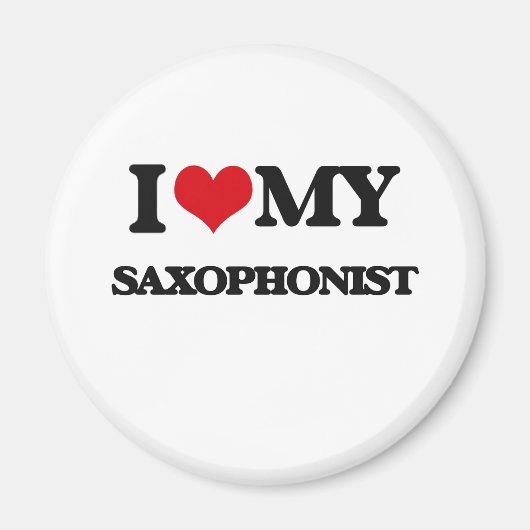 Ich Liebe mein sächsisches Magnet (Vorne)