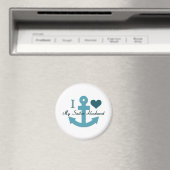 Ich Liebe mein Sailor Husband Magnet (In Situ (Geschirrspüler))