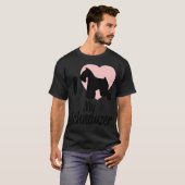Ich Liebe mein Schnauzer T-Shirt (Vorne ganz)