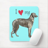 Ich Liebe mein schottisches Deerhound Mousepad (Mit Mouse)