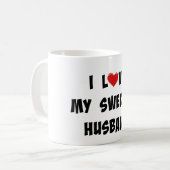 Ich Liebe Mein schwedisches Ehemann Kaffeetasse (Vorderseite Links)