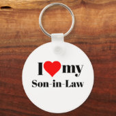 Ich Liebe mein Schwiegersohn Schlüsselanhänger (Vorderseite)