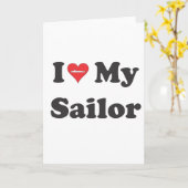 Ich Liebe mein Segler! Karte (Gelbe Blume)