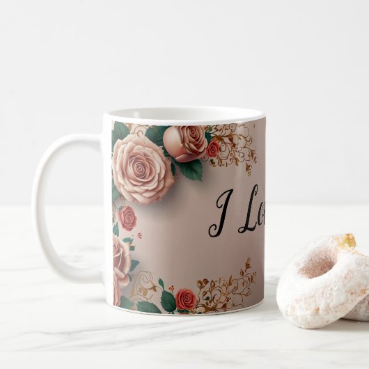 Ich Liebe mein Selbst (ich Liebe mir) Kaffeetasse (Mit Donut)