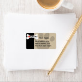 Ich Liebe mein Shih Tzu - Dog Bone Adressaufkleber (Insitu)