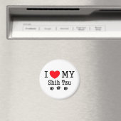 Ich Liebe mein Shih Tzu! Magnet (In Situ (Geschirrspüler))